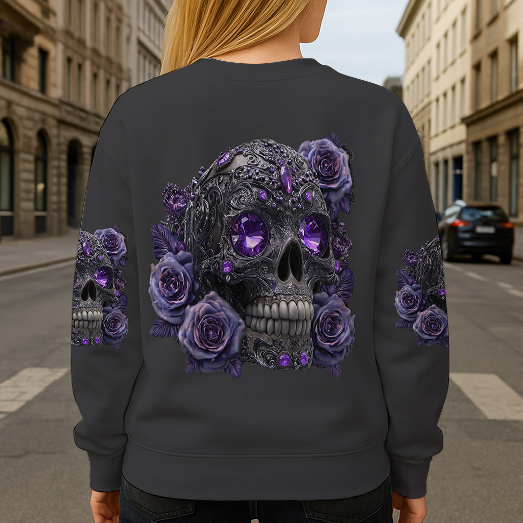 Sparkle Skull - Personalized Skull All Over Shirt
