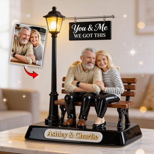 Couple Gift - Personalized Couple Custom Shaped Acrylic Plaque