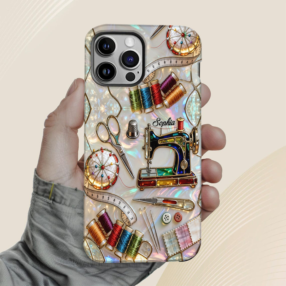 Love Sewing - Personalized Sewing Full Print Phone Case