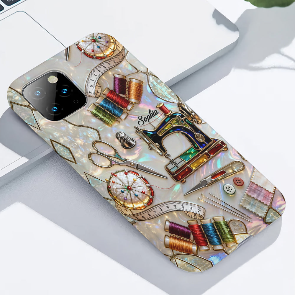 Love Sewing - Personalized Sewing Full Print Phone Case