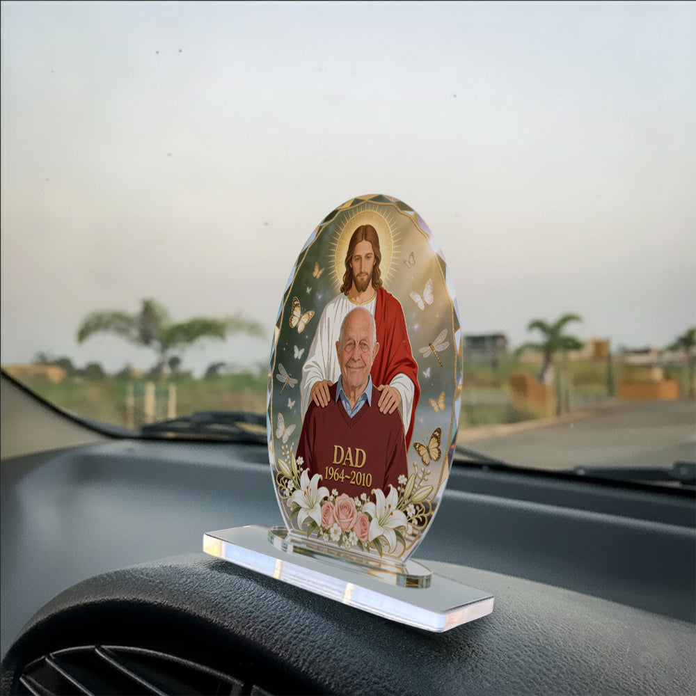 Memorial Gift - Personalized Memorial Car Dashboard Plaque