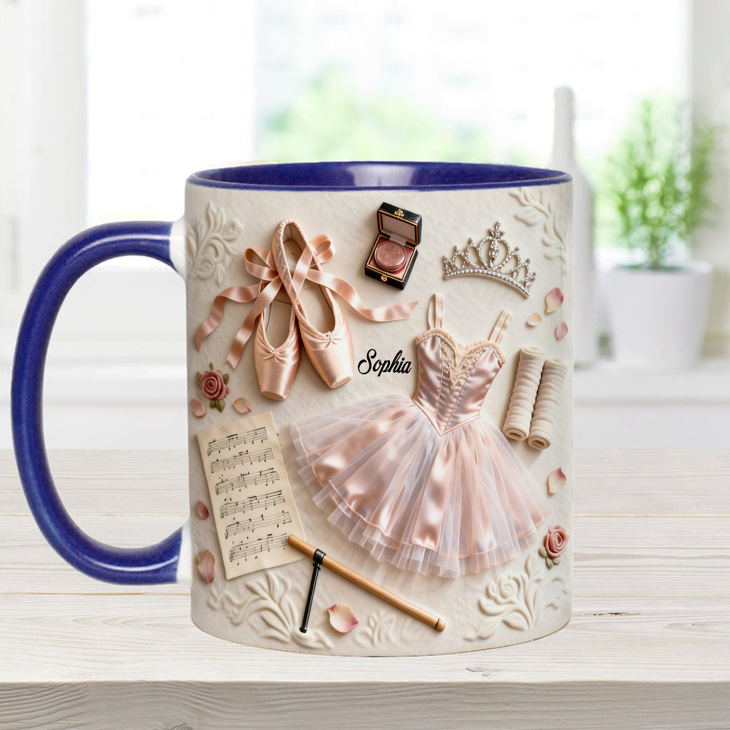 Love Ballet - Personalized Ballet Accent Mug & Coaster