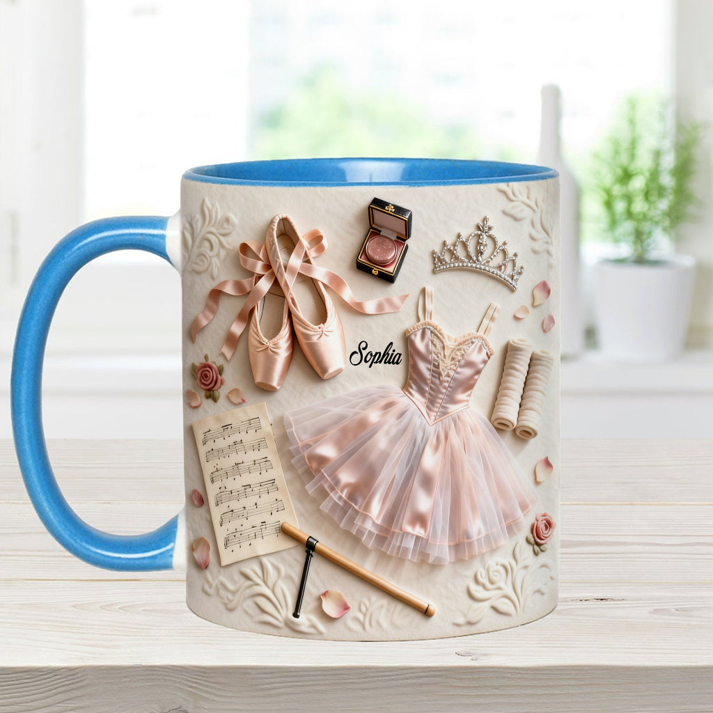 Love Ballet - Personalized Ballet Accent Mug & Coaster