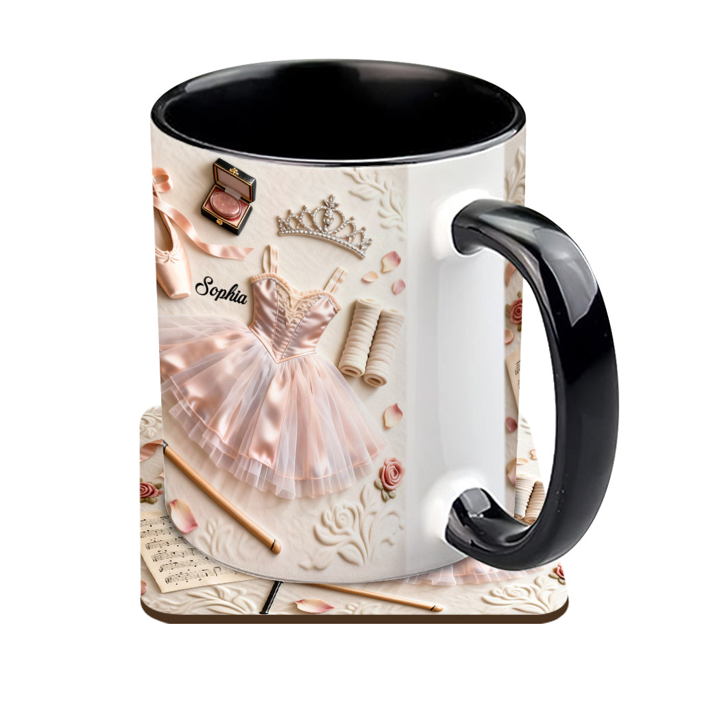 Love Ballet - Personalized Ballet Accent Mug & Coaster