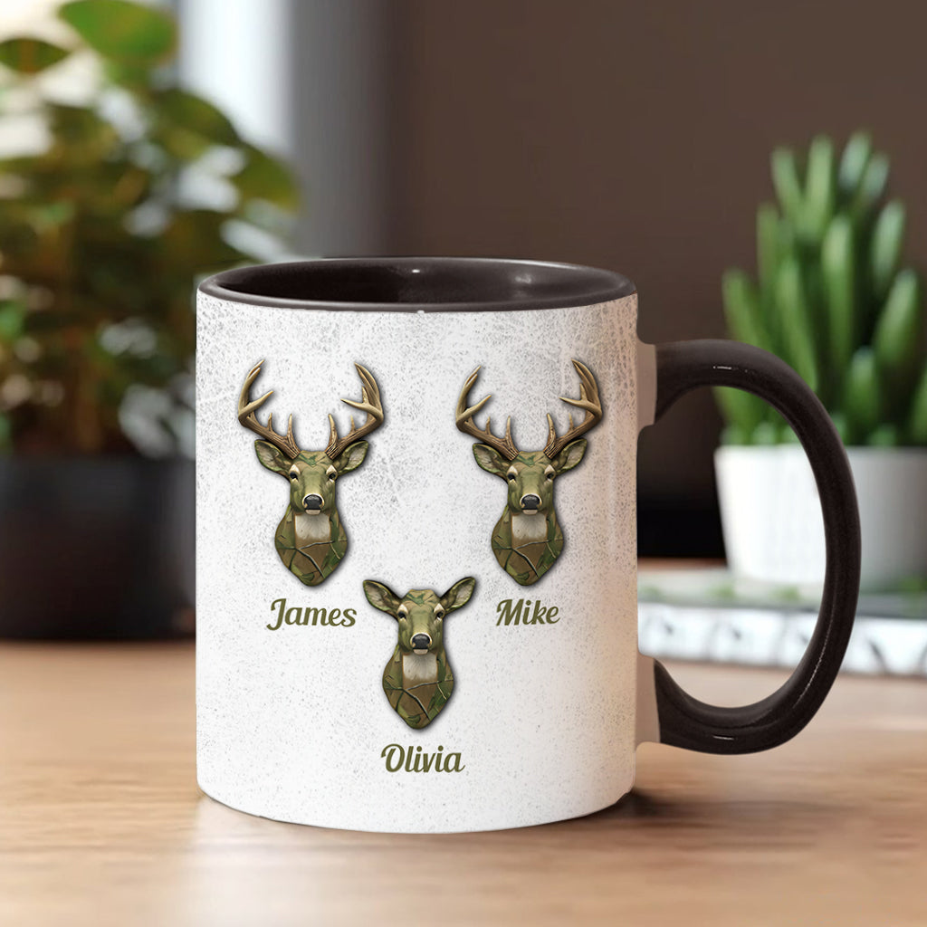 Best Buckin Dad Ever - Personalized Hunting Accent Mug