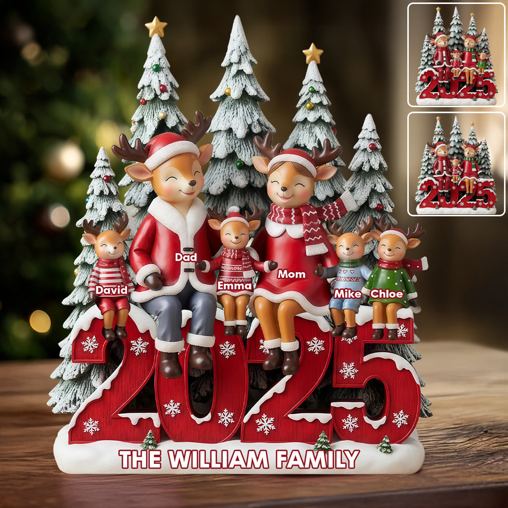 Happy Family - Personalized Family Custom Shaped Acrylic Plaque