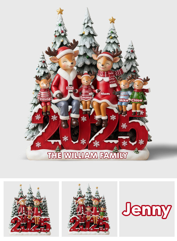 Happy Family - Personalized Family Custom Shaped Acrylic Plaque