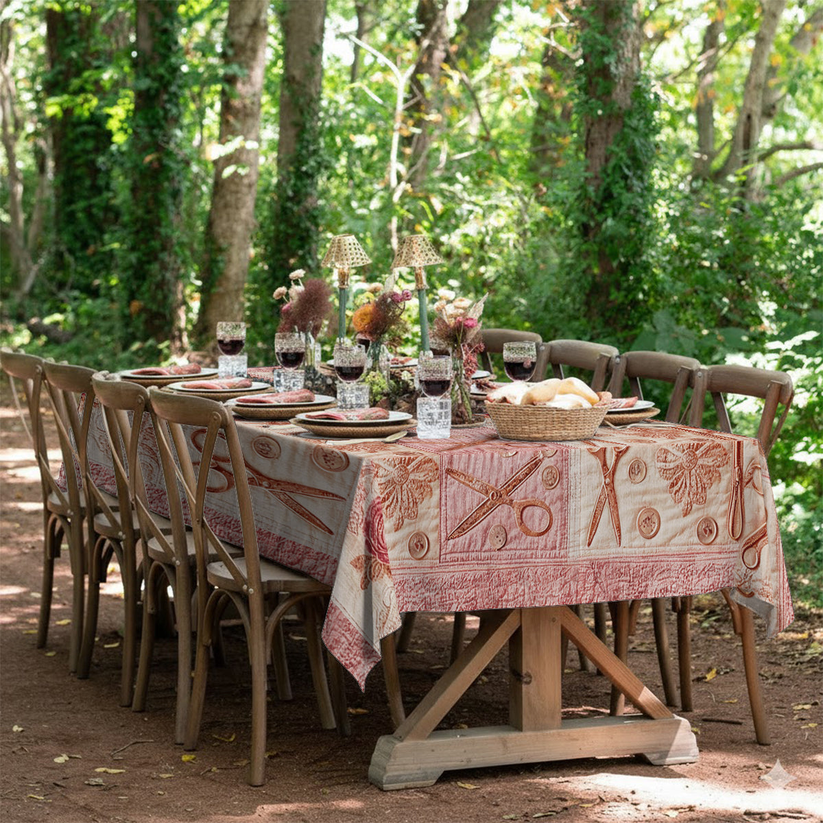 Love Sewing - Personalized Sewing Table Cloth Cover