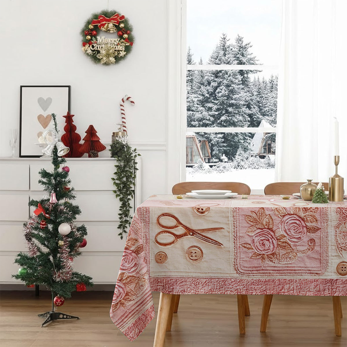 Love Sewing - Personalized Sewing Table Cloth Cover