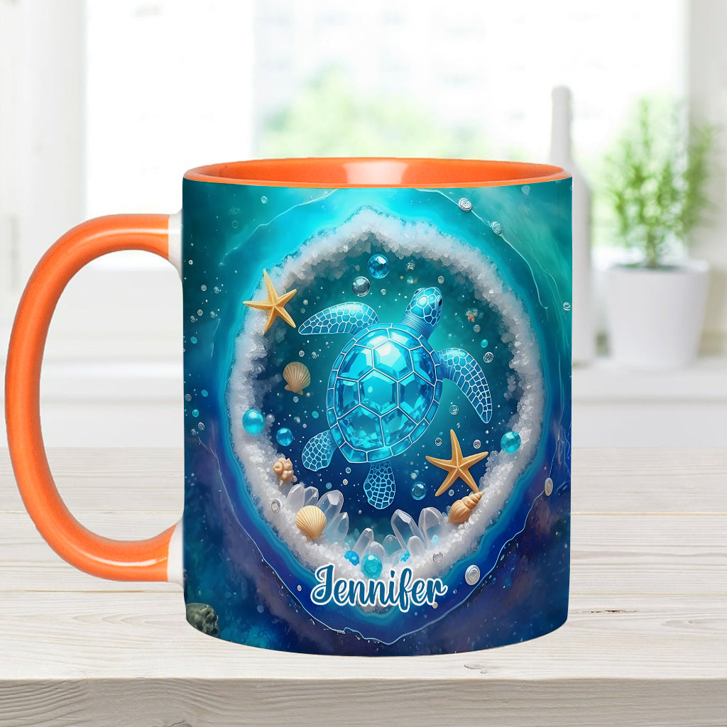 Love Turtle - Personalized Turtle Accent Mug