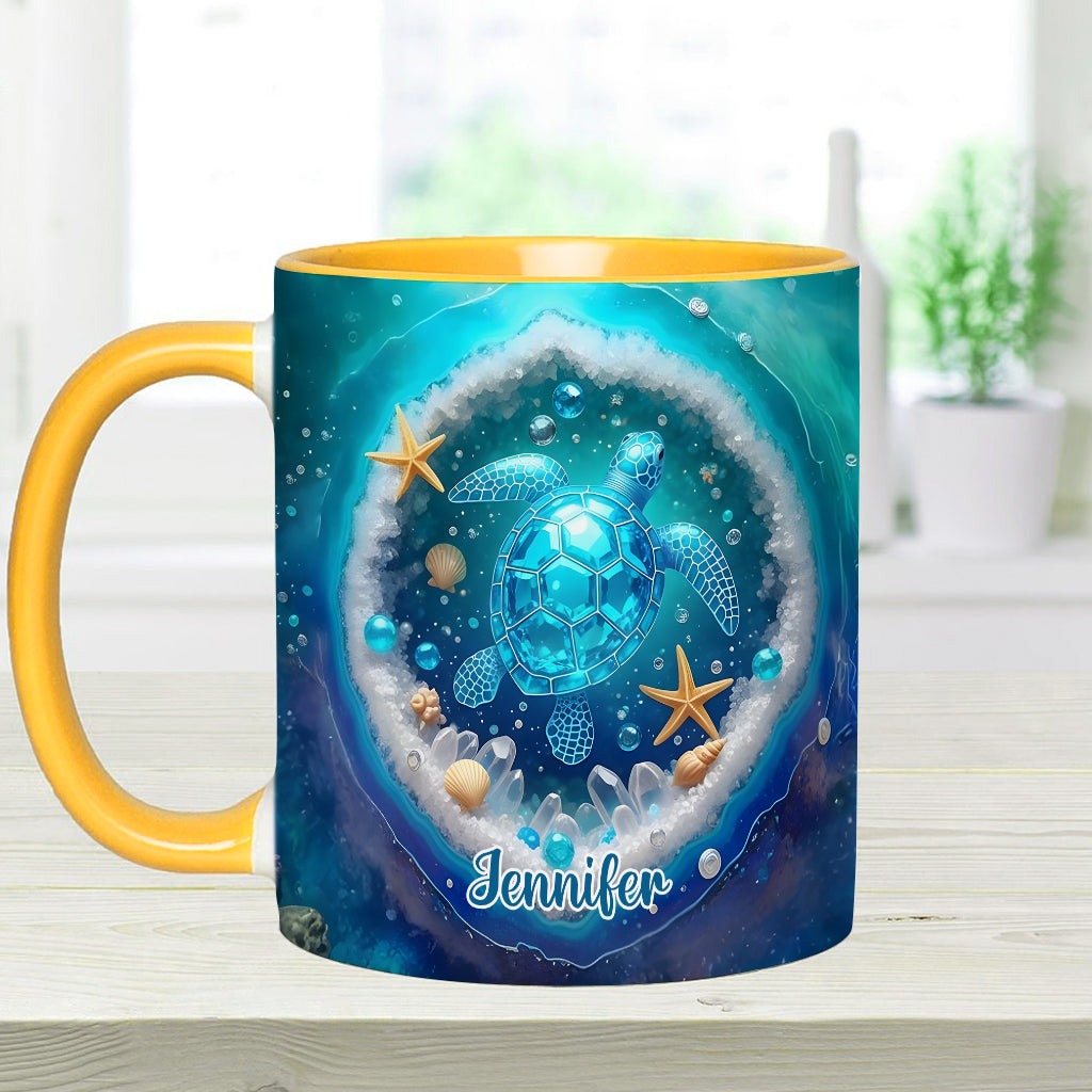 Love Turtle - Personalized Turtle Accent Mug