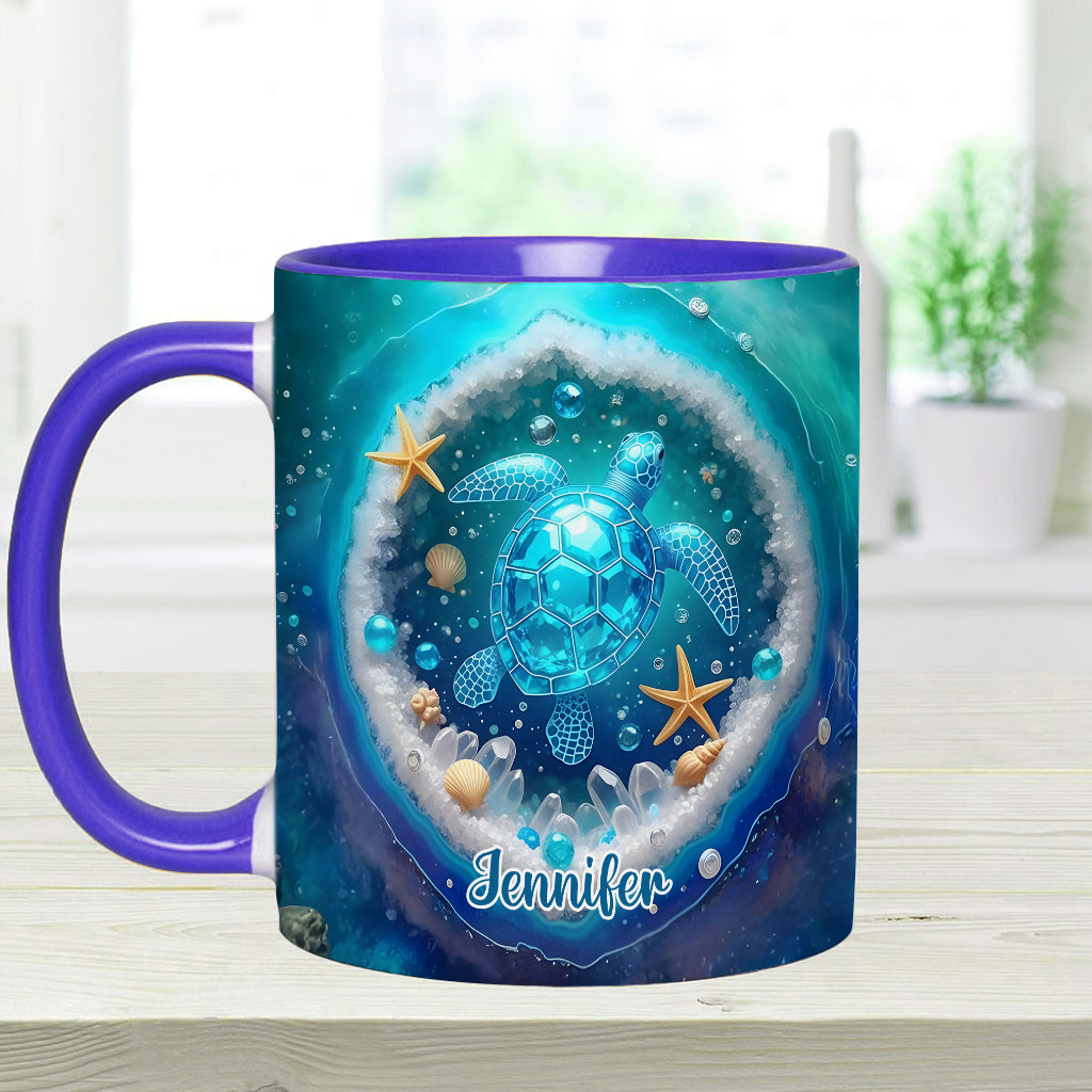 Love Turtle - Personalized Turtle Accent Mug