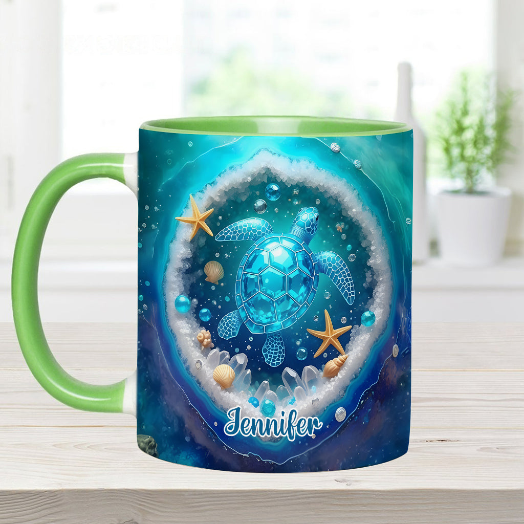Love Turtle - Personalized Turtle Accent Mug