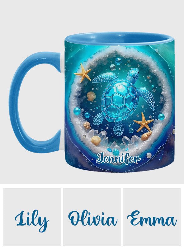 Love Turtle - Personalized Turtle Accent Mug