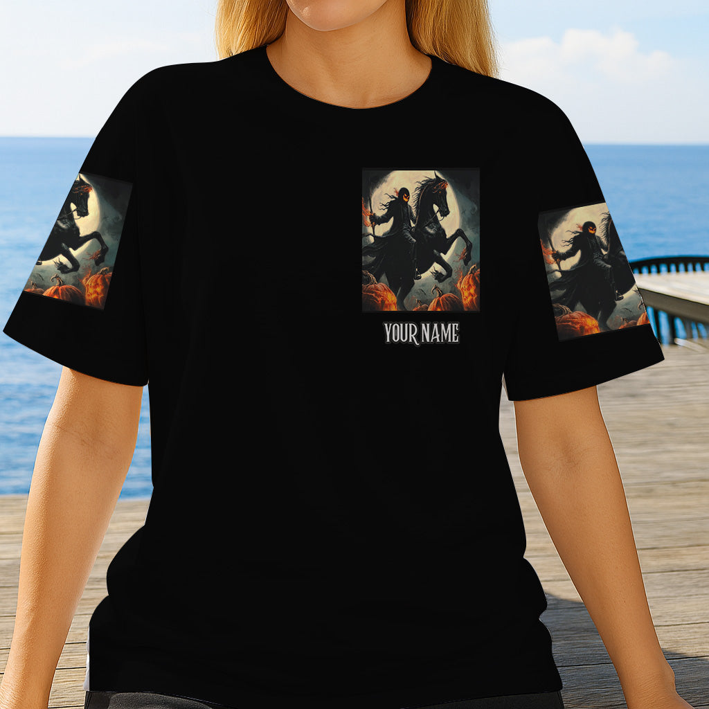 Hello Darkness - Personalized Skull All Over Shirt