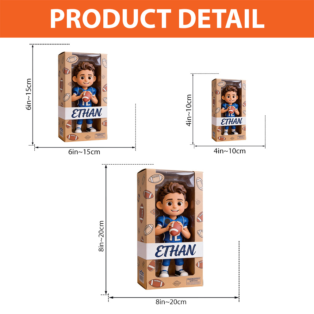 Custom From Photo - Any Sport - Football, Basketball, Baseball... - Personalized Football Custom Shaped Acrylic Plaque