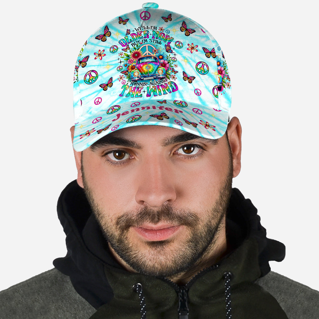 Running Against The Wind - Personalized Hippie Classic Cap