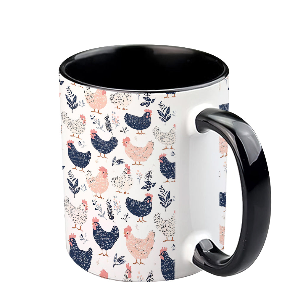 Cute Chicken - Personalized Chicken Accent Mug