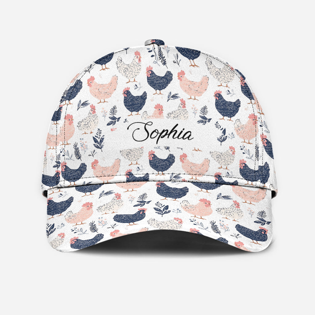 Cute Chicken - Personalized Chicken Classic Cap