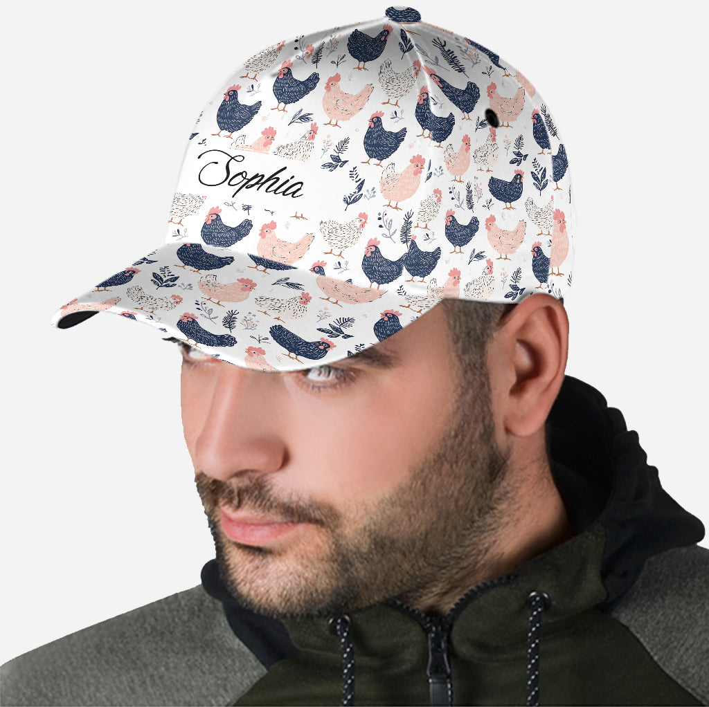 Cute Chicken - Personalized Chicken Classic Cap