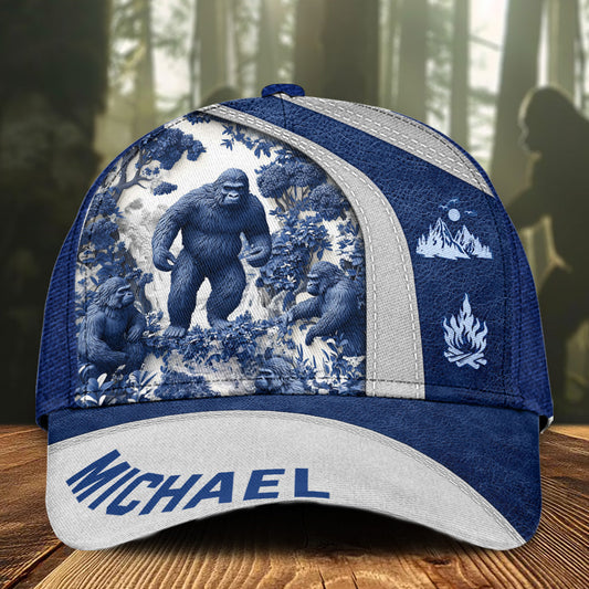 Bigfoot Summer Vibes - Personalized Hiking Classic Cap