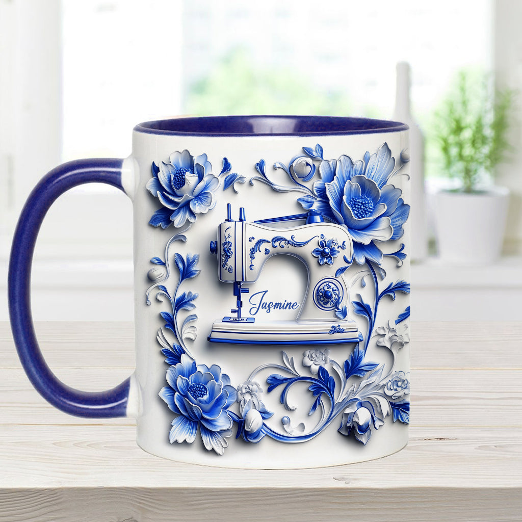 Love Sewing - Personalized Sewing Accent Mug