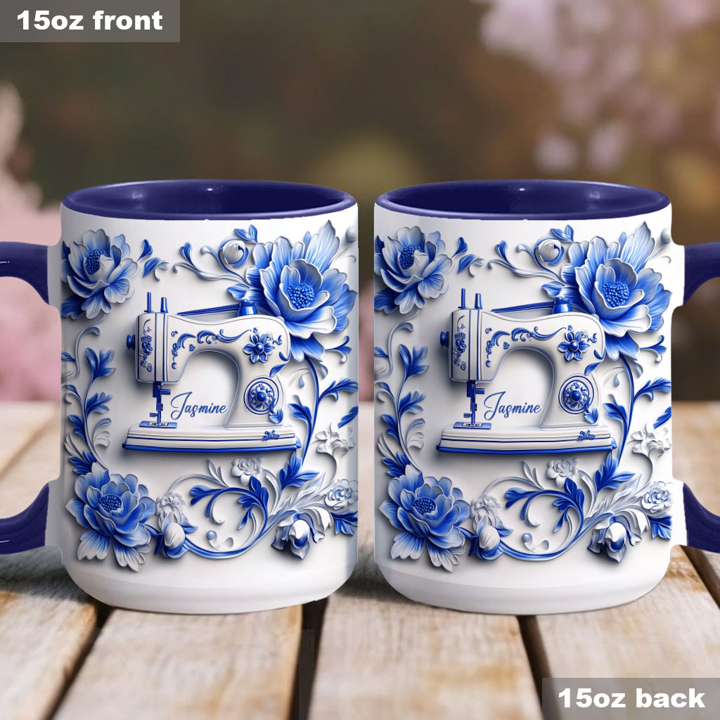 Love Sewing - Personalized Sewing Accent Mug