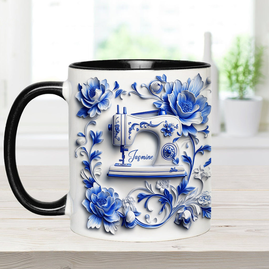 Love Sewing - Personalized Sewing Accent Mug