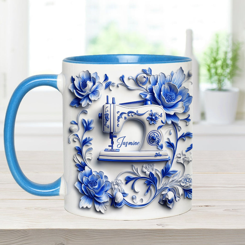 Love Sewing - Personalized Sewing Accent Mug
