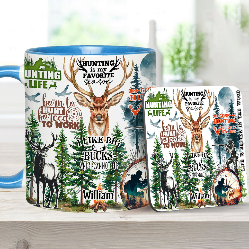 Love Hunting - Personalized Hunting Accent Mug