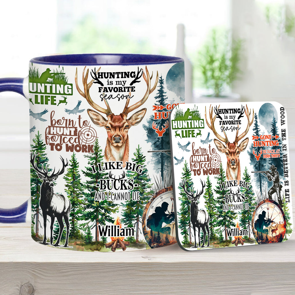 Love Hunting - Personalized Hunting Accent Mug