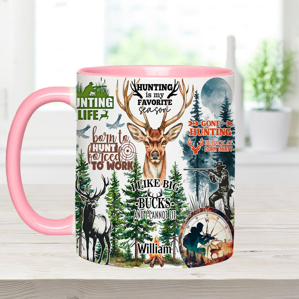 Love Hunting - Personalized Hunting Accent Mug