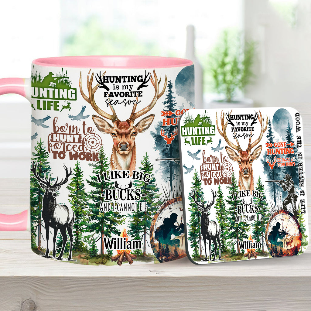 Love Hunting - Personalized Hunting Accent Mug