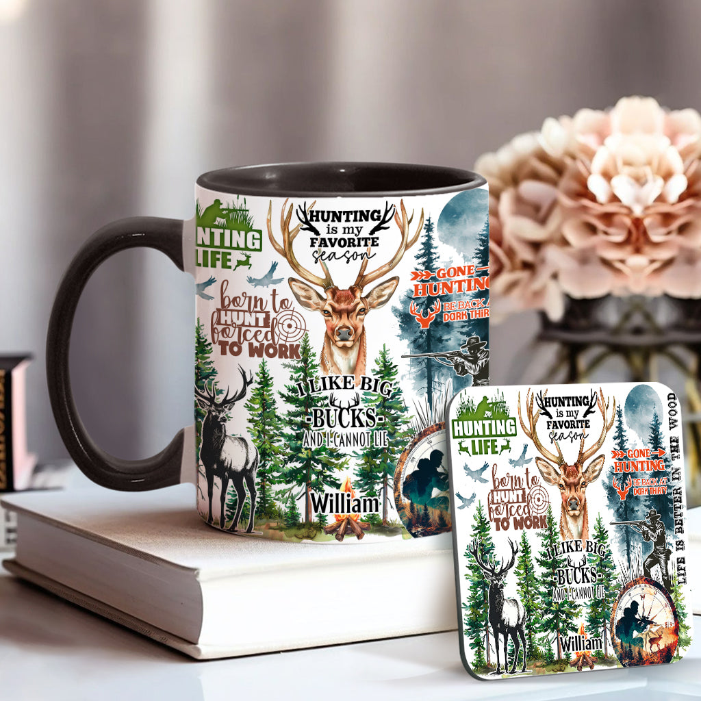 Love Hunting - Personalized Hunting Accent Mug