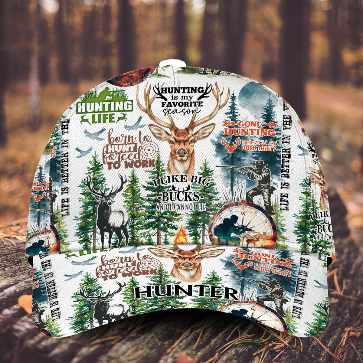Love Hunting - Personalized Hunting Classic Cap