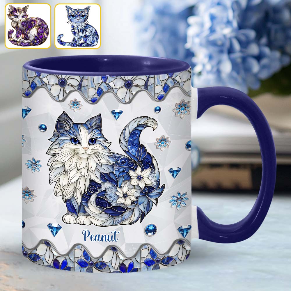 Cute Cat - Personalized Cat Accent Mug
