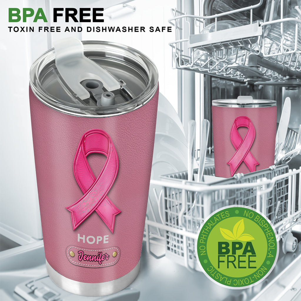 Hope - Personalized Breast Cancer Awareness Tumbler