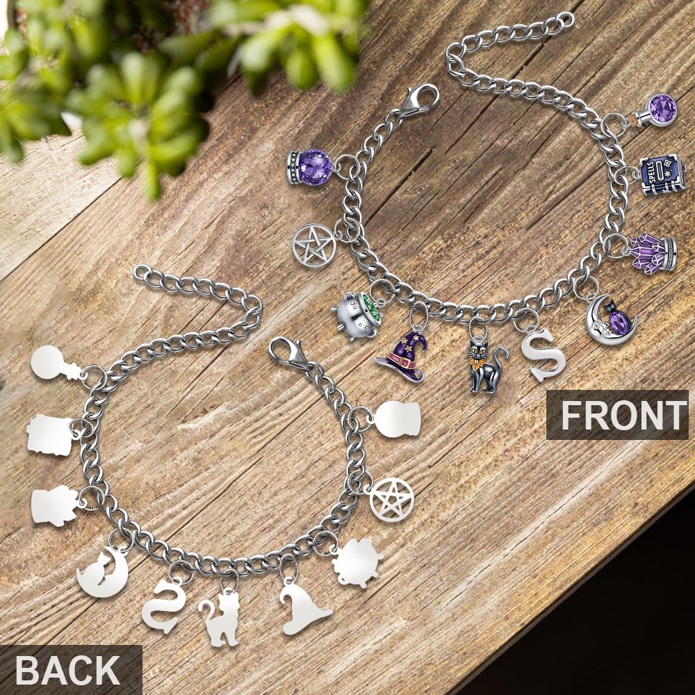 Wicked Witch - Personalized Witch Bracelet With Charms