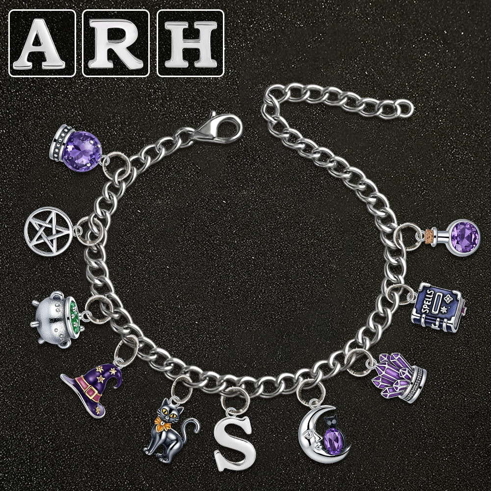 Wicked Witch - Personalized Witch Bracelet With Charms