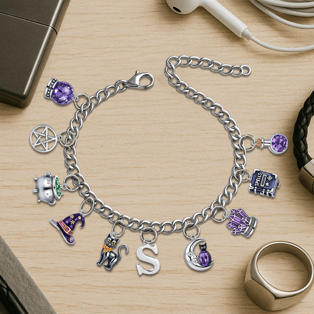 Wicked Witch - Personalized Witch Bracelet With Charms