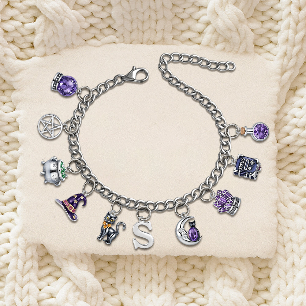 Wicked Witch - Personalized Witch Bracelet With Charms