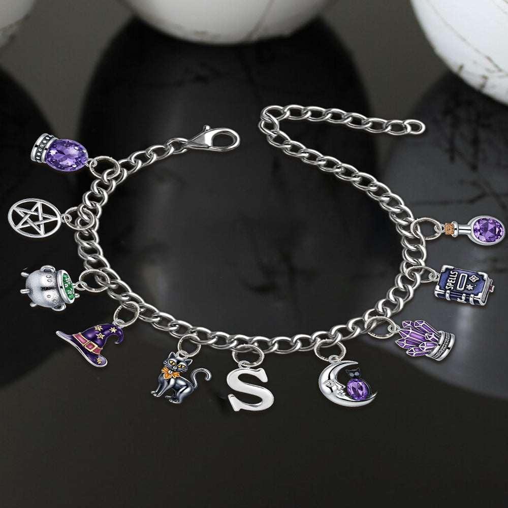 Wicked Witch - Personalized Witch Bracelet With Charms