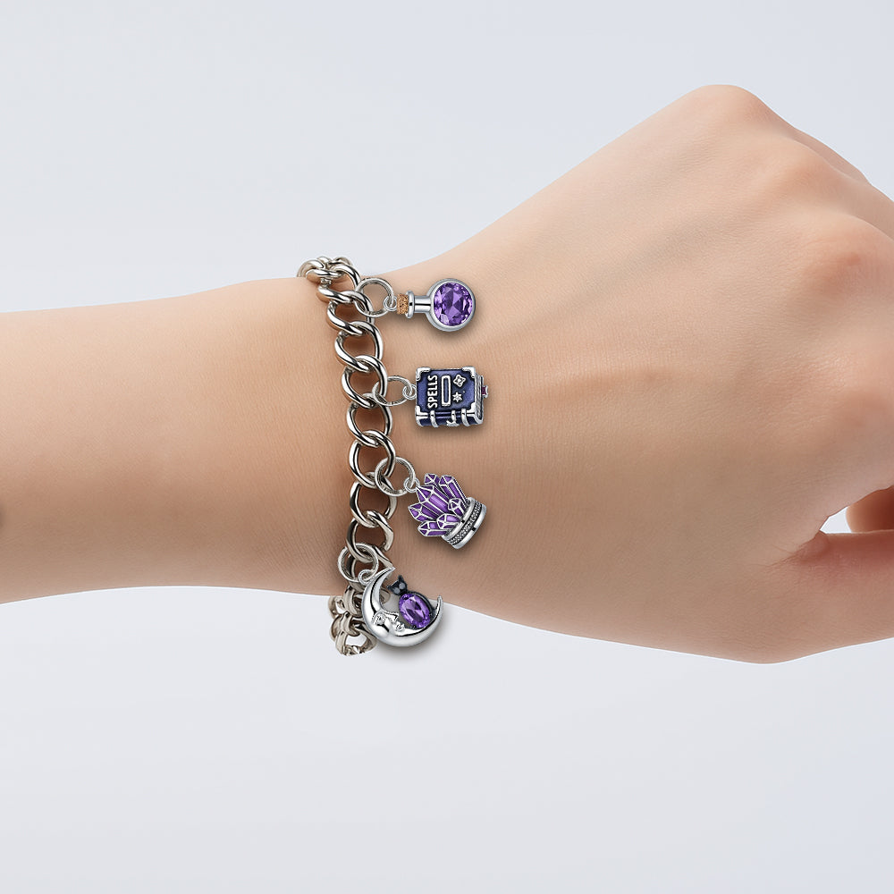 Wicked Witch - Personalized Witch Bracelet With Charms