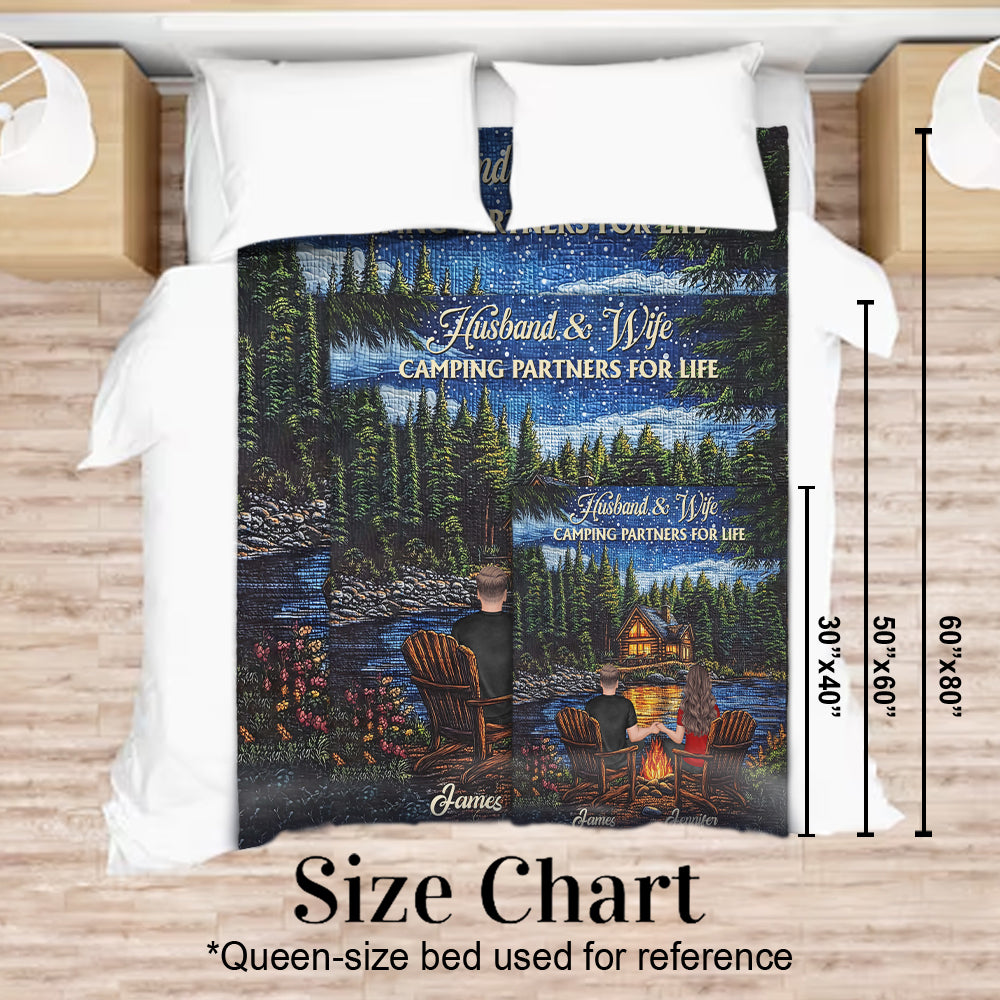 Happy Campers - Personalized Camping Blanket