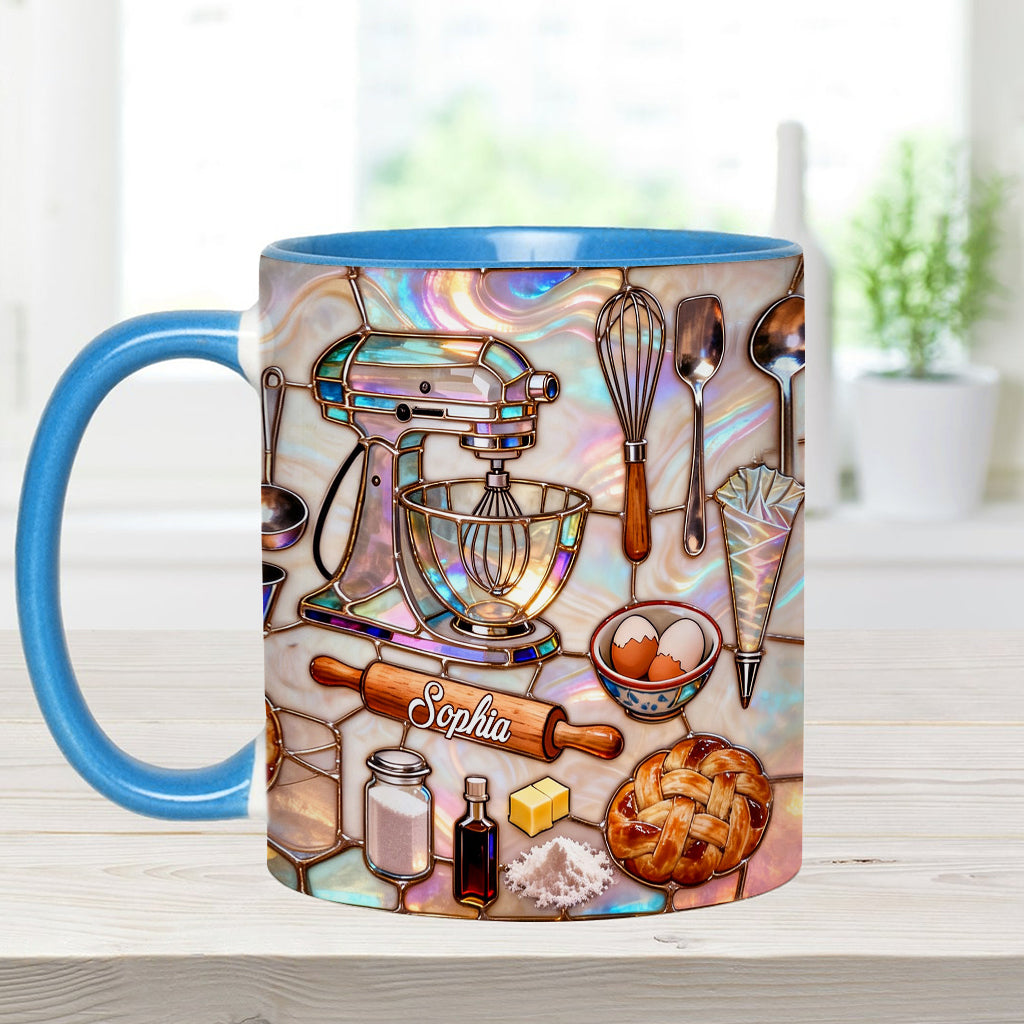 Love Baking - Personalized Baking Accent Mug & Coaster