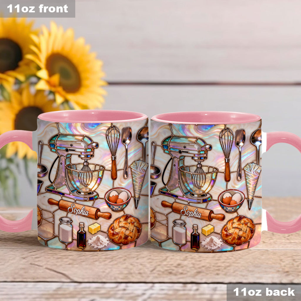 Love Baking - Personalized Baking Accent Mug & Coaster