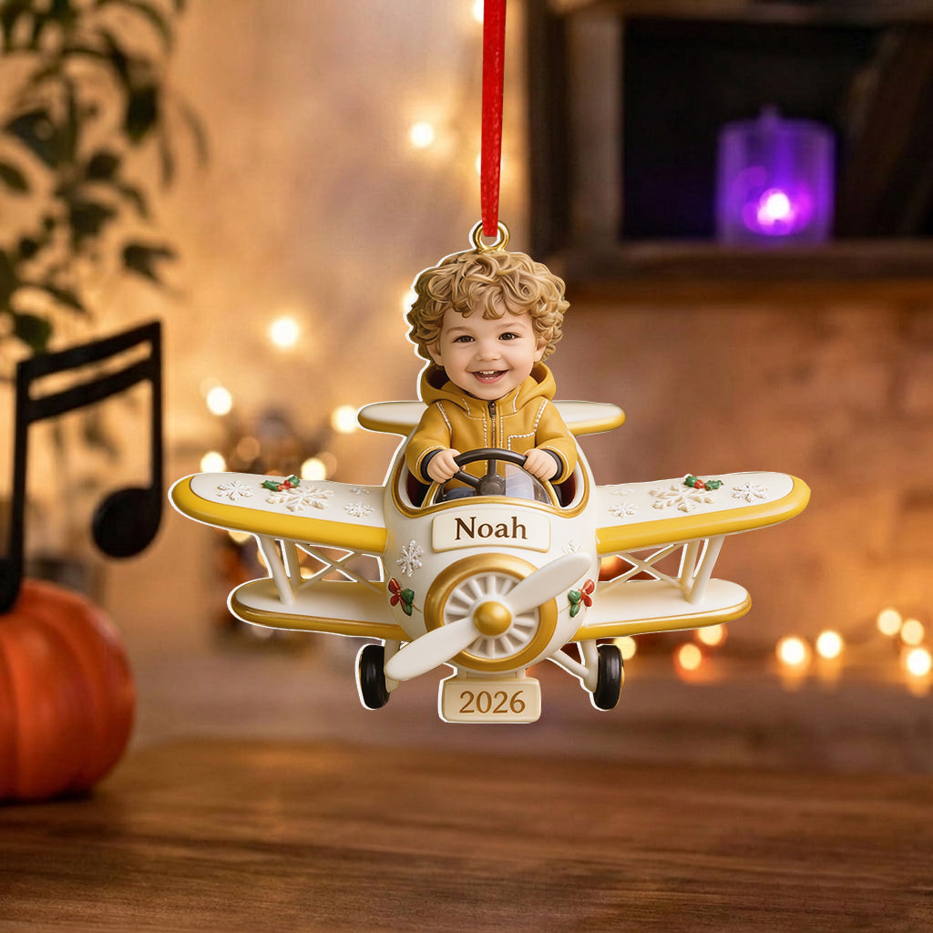 Fly With Me - Personalized Kid Premium 3D Ornament