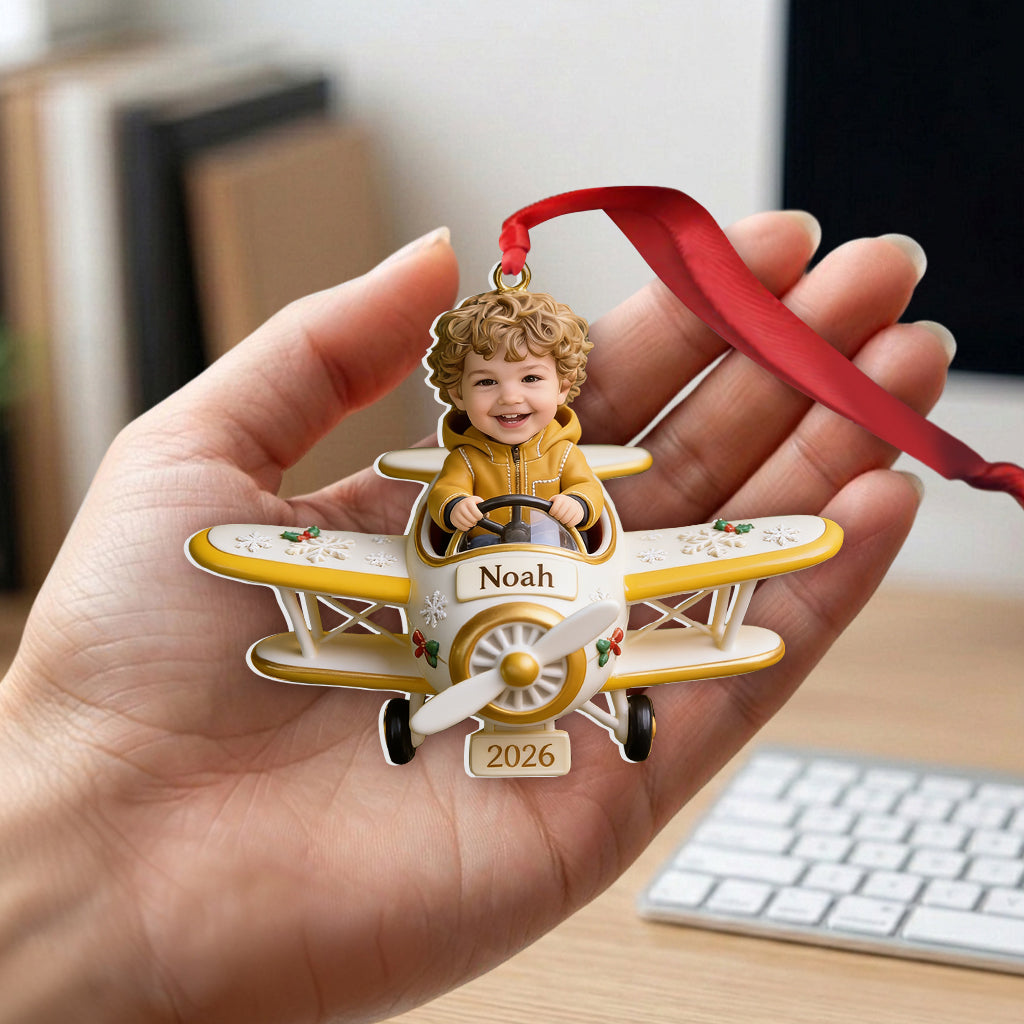 Fly With Me - Personalized Kid Premium 3D Ornament