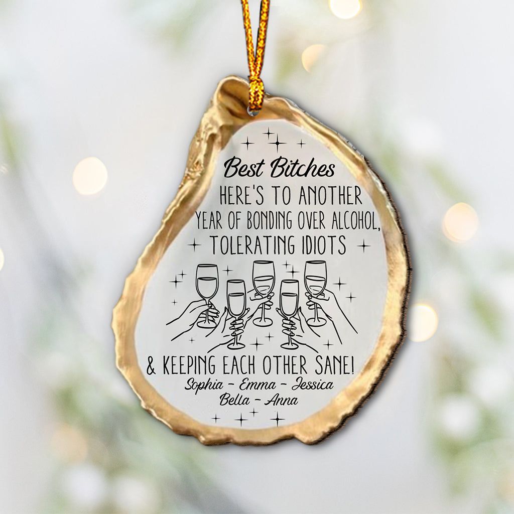 Here's To Another Year - Personalized Bestie Ornament