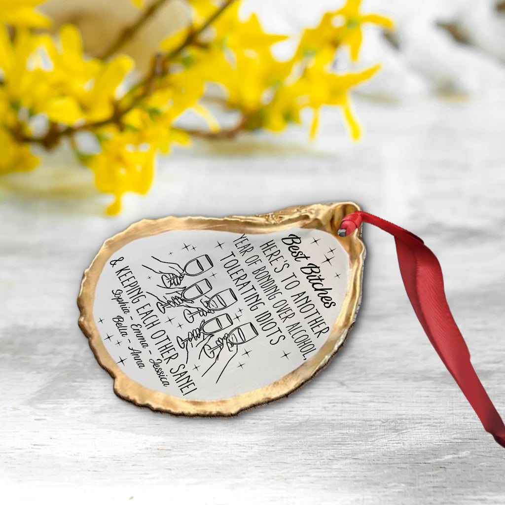 Here's To Another Year - Personalized Bestie Ornament